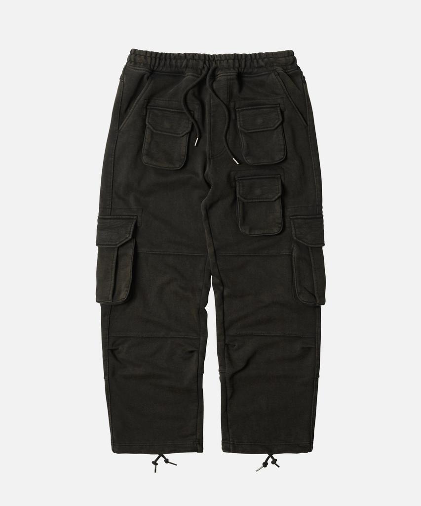 FRIZMWORKS French Paratrooper Sweat Pants _ Black Brown