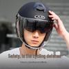 AD Unisex Electric Motorcycle Helmet - Winter Warmth, All-Season Safety, 3C Certified Half Helmet for Scooters