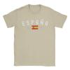 Camisetas para Hombre Bandera Española Casual 100% Algodón Camisetas Manga Corta Camisetas Cuello Redondo Ropa Verano