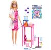Barbie Scientist Doll Set Fashionable Blonde Doll and Accessories Including Lab Desk Microscope Color-Changing Flask and Cup