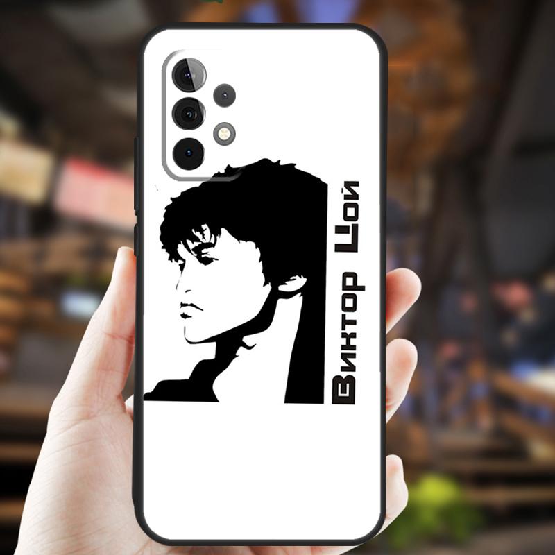 Étui Viktor Tsoi Pour Samsung Galaxy A34 A06 A05 A32 A16 A55 A36 A26 A54 A14 A22 A52 A35 A15 A53 A13 A56