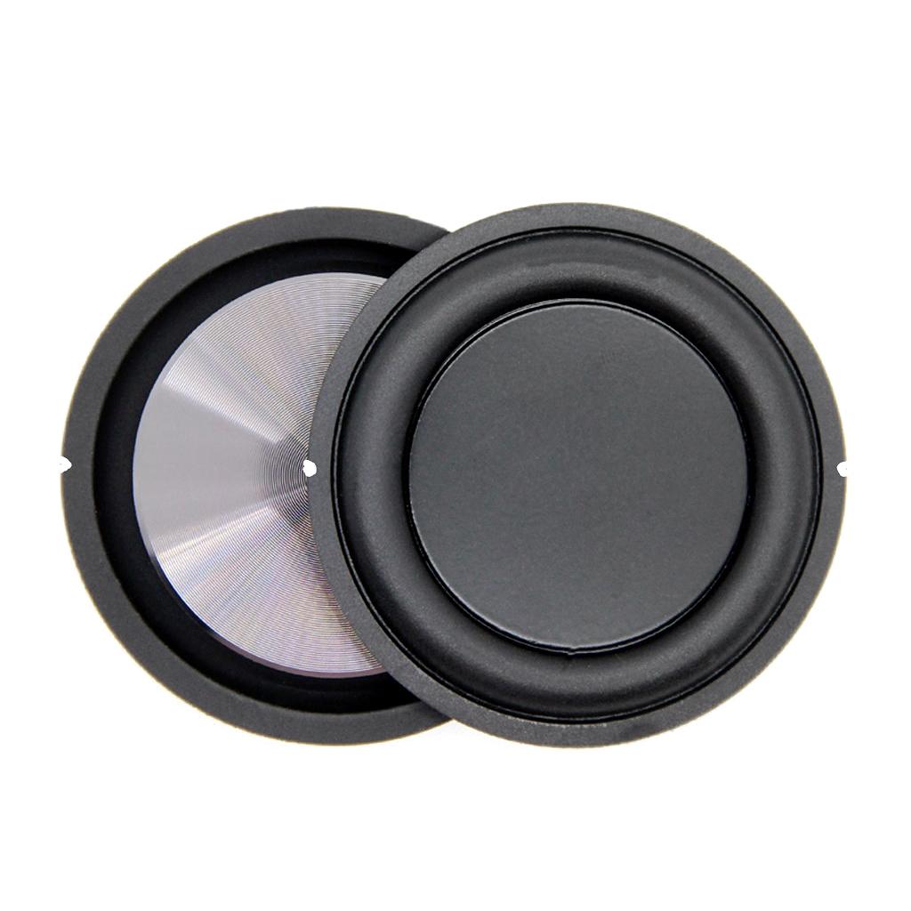 2Pieces Bass Speaker Loudspeaker Vibrating Passive Radiator Speaker Passive Radiator Repair Accessories DIY Home Theater