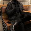 Workwear Lapel Cotton Coat Men's Winter Warm Loose Jacket Korean Style Trendy Simple Cotton Coat
