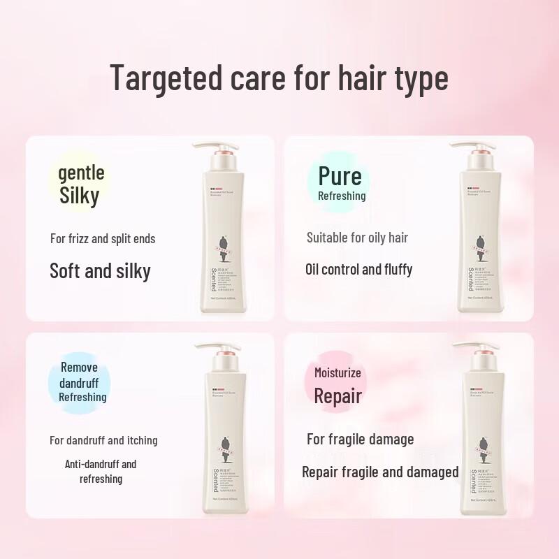 Adolphe Gentle Silky Shampoo & Nourishing Conditioner Set