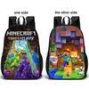 Minecraft Doppelseitiger Rucksack für Kinder Leicht und Atmungsaktiv Schultasche