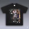 Kobe Bryant Allen Iverson Vintage Grafik T-Shirt Retro Basketball Legende Tee
