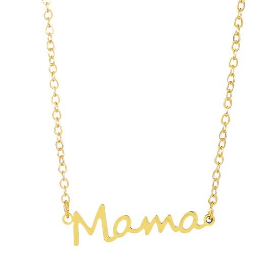 Намисто Mama Невелике намисто з підвіскою Mama День матері Ювелірні вироби Подарунок молодій мамі Жінка Дружина Ювілей