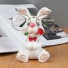 Resin Eyeglass Holder White Animal Decorative Holder Fun Sunglass Holder Desk Office
