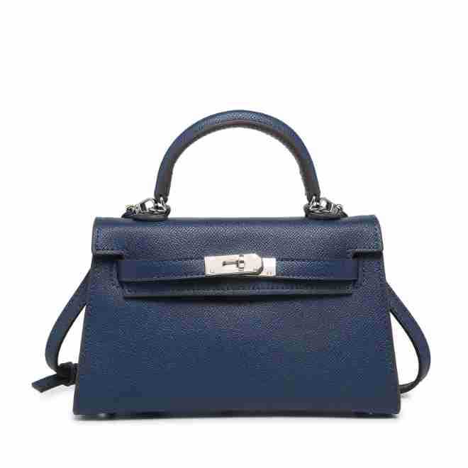 Hot Second-Generation Down-Free Real Leather Bag High-End Fashion Women's Mini Handheld Bag Texture Tote Bag