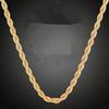 European & American Fashion Twist Chain Necklace for Women