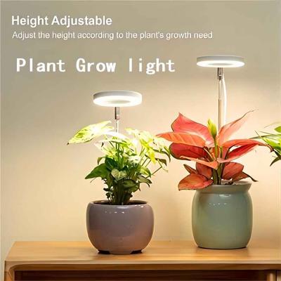 5V Indoor Plants Grow Light Household Full Spectrum Timeable LED Plant Light Height Adjustable Growing Lamp