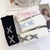 Y2K Damen-Beinwärmer, japanische Lolita-lange Socken, gestrickte Woll-Fußstulpen, Armstulpen, Herbst-Winter-Häkelsocken, Stiefelstulpen