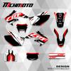 MCHMFG Motorcycle Graphics Decal Stickers for Honda CRF250X 2004-2007 2008- CRF 250 X CRF 250X Number Name