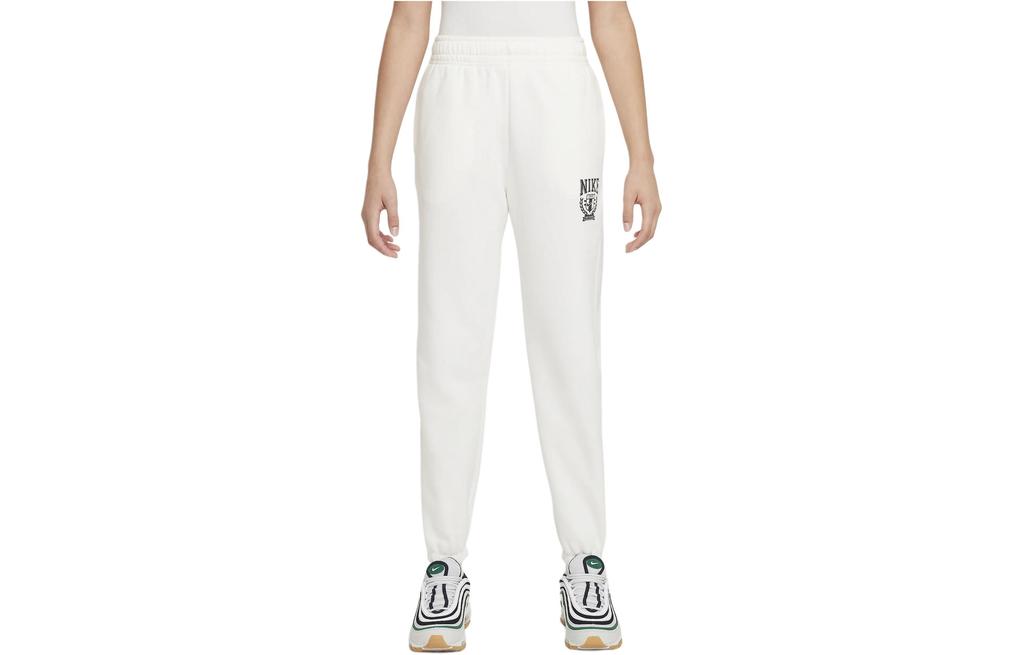 Kids' Nike Knitted Sweatpants Sportswear Sail White FZ4720-133