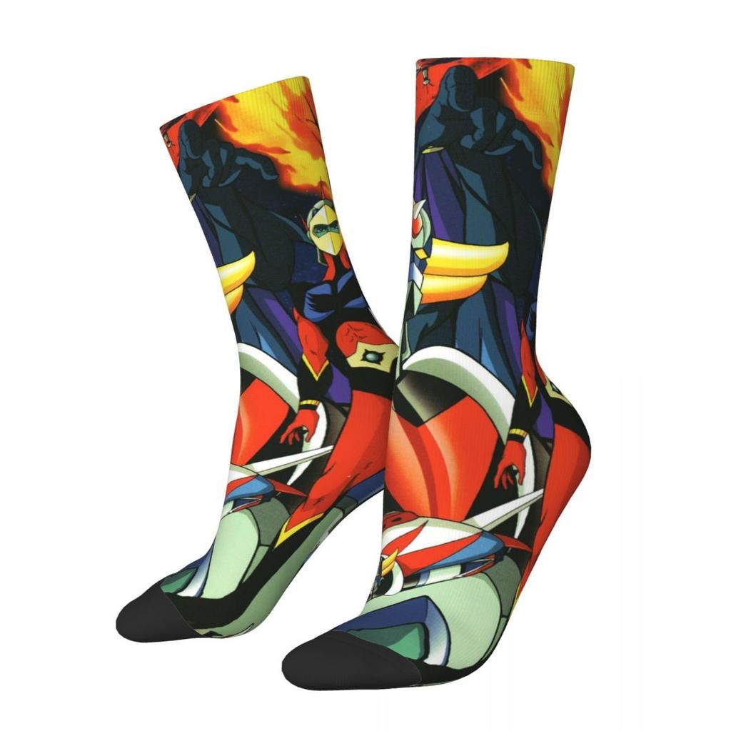 Neue Herren Socken Lässig Actarus Mazinger Z Manga Socke Roboter Goldorak Grendizer Damen Strümpfe Frühling Sommer Herbst Winter