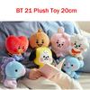 Imádnivaló Kpop Bts Bt21 Ülő Plüss Játék Gyűjtemény Tata, Cooky, Chimmy, Koya, Shooky, Mang Karakterekkel