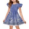 Girls' Summer Princess Dress - A-Line T-Shirt Dress Easter Day