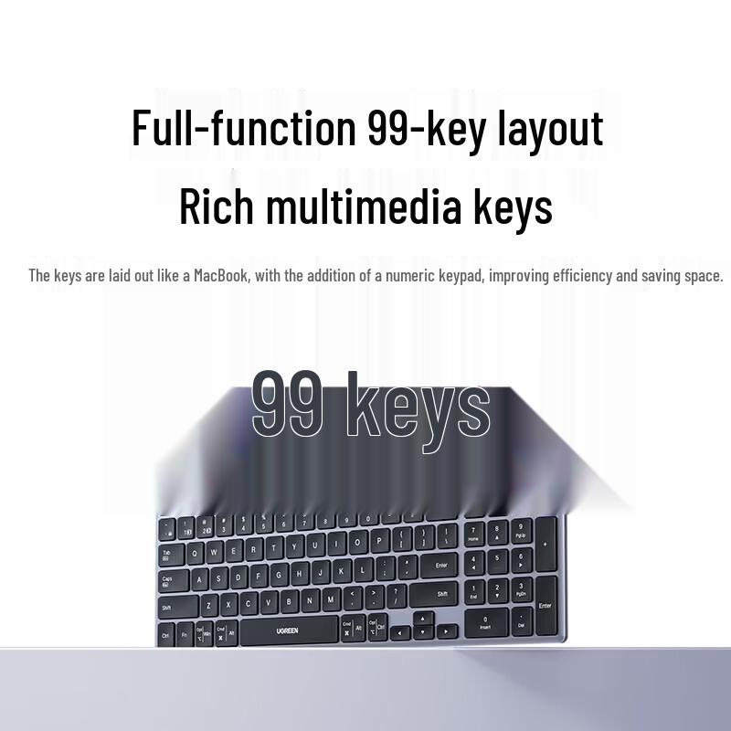 Ugreen K552 Multi-Device Bluetooth Keyboard