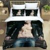 Set Biancheria da Letto Stampati 3D Damon Salvatore set squisito di biancheria da letto copripiumino set piumone set biancheria da letto lusso regalo di compleanno