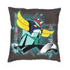Goldorak Grendizer Pillow Case for Sofa Anime UFO Robot Goldrake Luury Cushion Cover Square D Printing Custom PillowcaseWhite,(11)