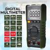 168B Digital Portable Auto Range Multimeter 6000 Counts LCD Display Backlight Ammeter Voltmeter AC/DC Voltage Measuring Army Green New
