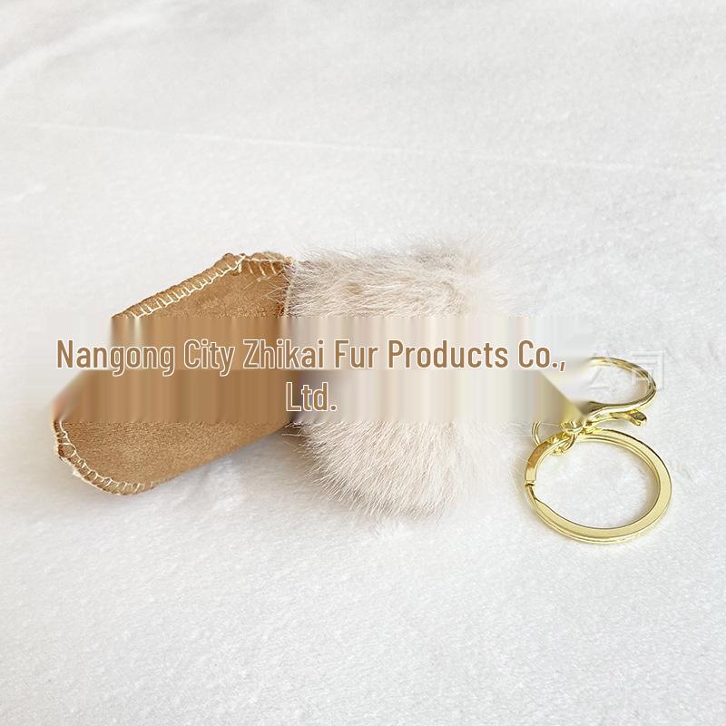 Mini Wool Doll Shoes Keychain & Pendant