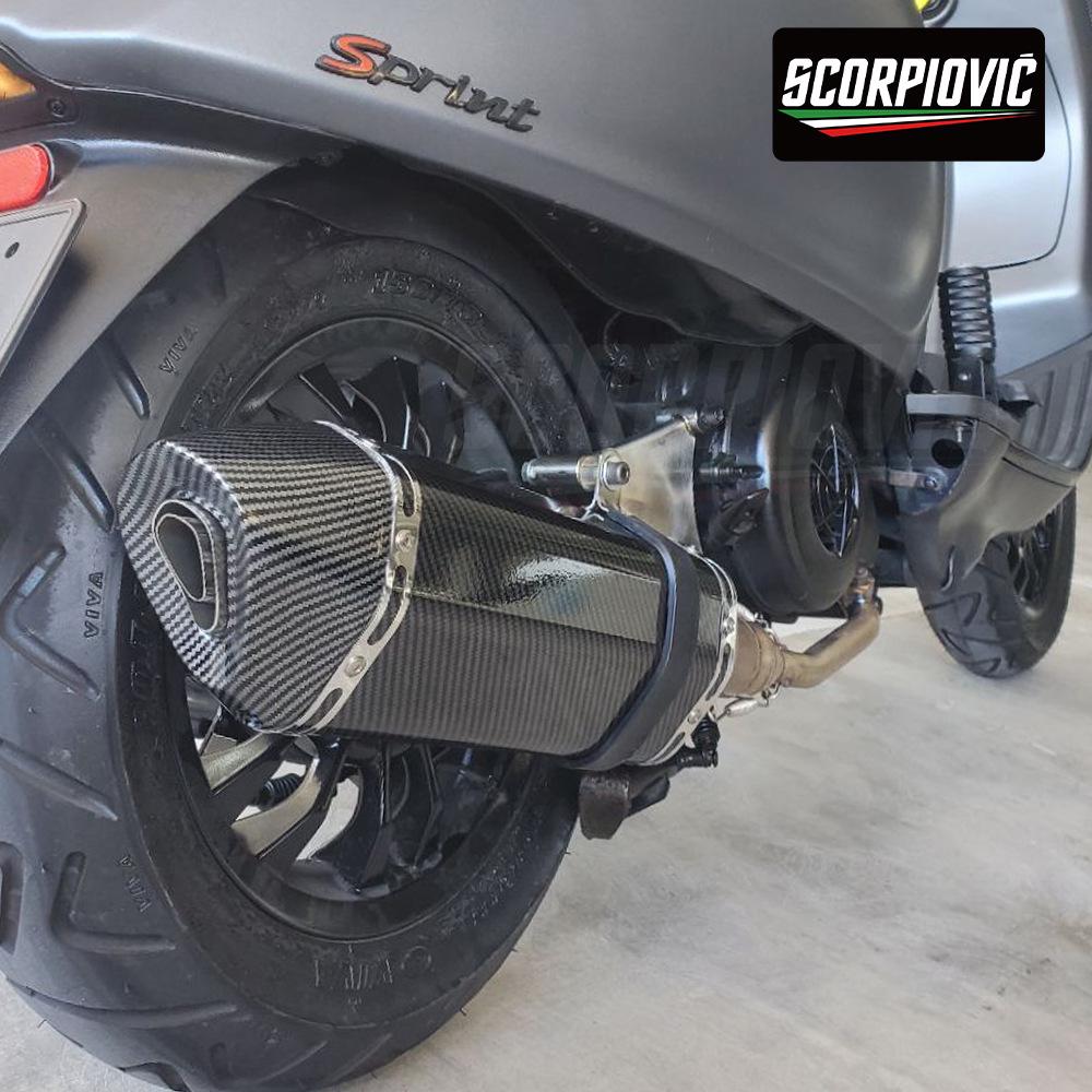 Modifica Tubo di Scarico Sezione Anteriore e Posteriore Vespa Sprint 125/150