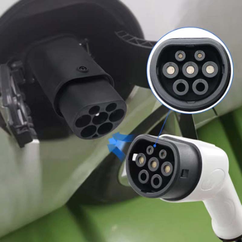 EV Adapter Type 1 To Type 2 EV Charger AC DC Convertor Type 2 To Type 1 Adapter For Type 2 To GBT EV Charging Accessories