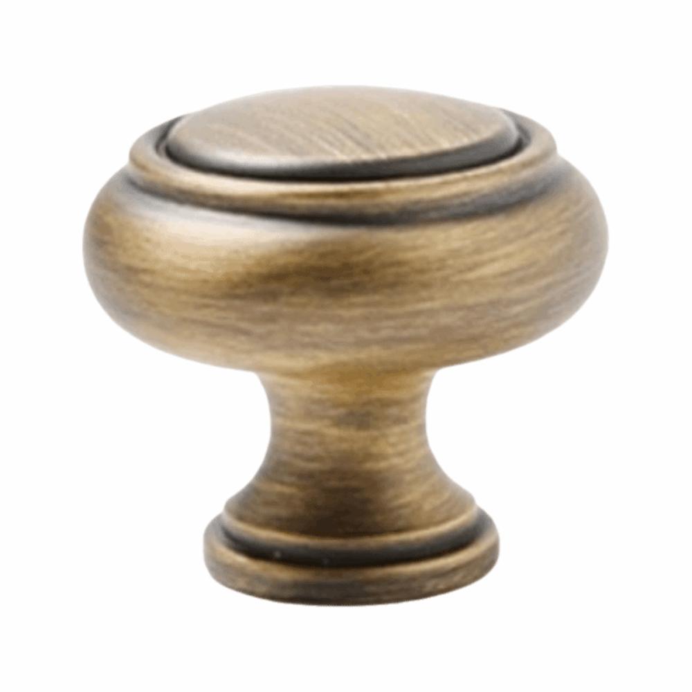 Retro Nordic Brass Cabinet Pull Solid Brass Single Hole Drawer Knob Gold Round Durable Wardrobe Pulls Drawer Cabinet