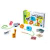 BorneLund Beleduc Fun Learning Stringing Beads [Animal Parade] (Ages 2 and Up) BE92251 (Blue, Yellow, Pink, Etc.)