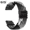 61S Elastic Paracord Watch Band for Garmin Fenix 8, 7X Pro, 955, 965