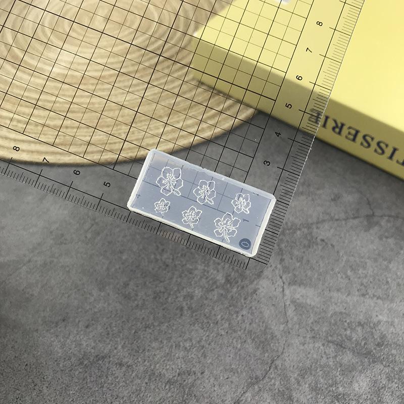 Mucegai Silicon 3D Floare Trandafir pentru Unghii Stil Ocean Scoică Stea de Mare Unghii Mucegai Transparent DIY Decorare Artă Unghii Manichiură Instrumente Design