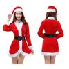 3pcs Set Christmas Costume for Women Santa Claus Cosplay Coat Party Performance Costume for Christmas Party and