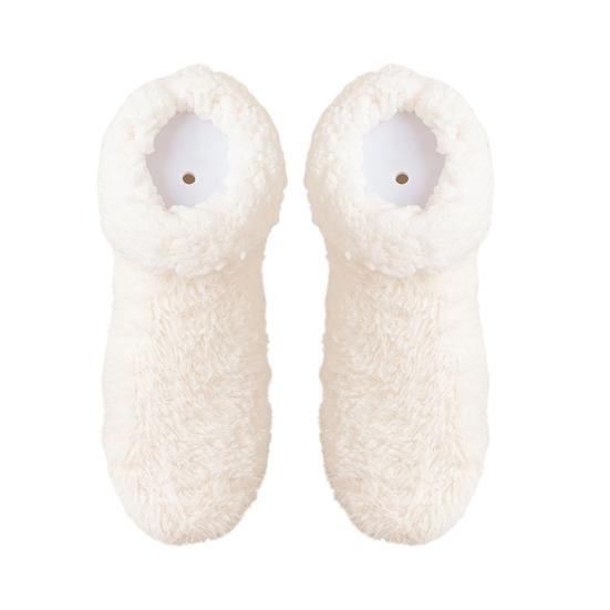 Fluffiga Vinterankelsockor Dam Mysiga Toffelsockor med Grepp Plysch Varma
