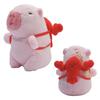 Clearstone Capybara Plush Keychain, Chavimaru, Lobster, with Music, 13cm, Pink