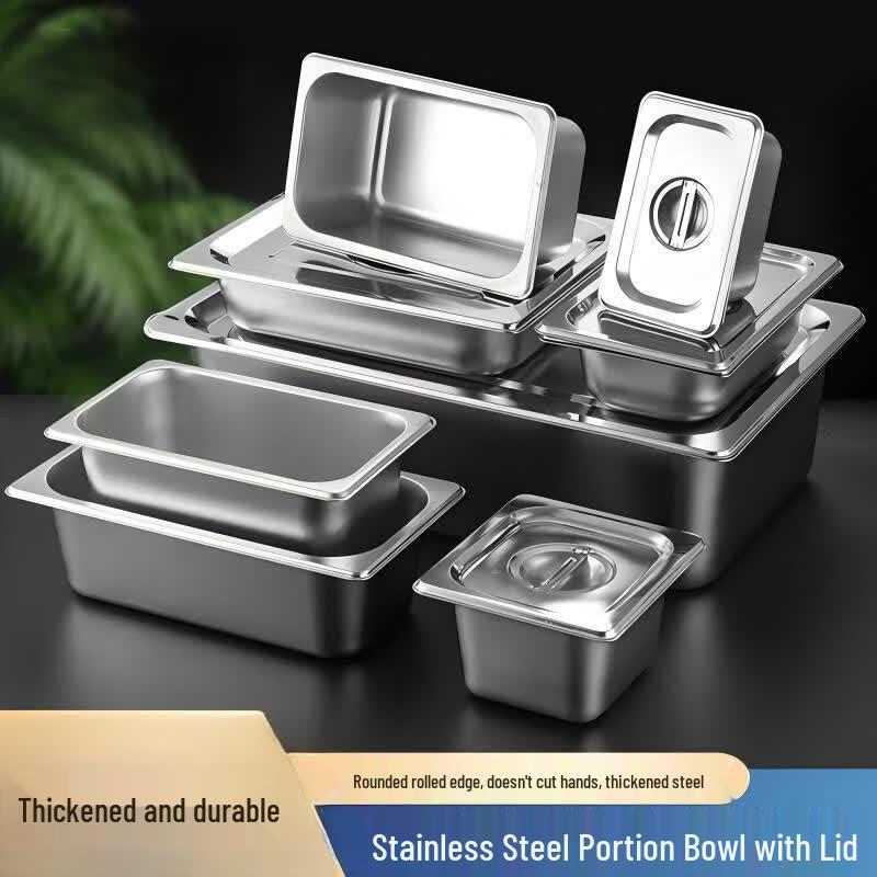 ARKIE 1/3 Size Stainless Steel Buffet Pan Lid