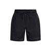 Solid Color Lace-Up Woven Casual Sports Shorts Men Shorts Black 1383373-001