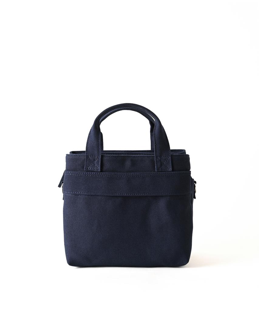 Thefreccia Sand Canvas Tote Bag Navy