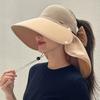 Empty Top Shawl Hat Sun Hat Summer Cycling Hat Brim Uv Face Sun Hat Neck Protection Beach Sun Protection