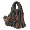 New Cotton Feel Scarf Linen Spring and Summer Travel Shawl Autumn and Winter Scarf Women's Thin Literary Headscarf Large Size