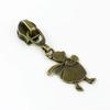 Meetee 5-20Pcs 5# Zipper Slider for Nylon Zippers Zinc Alloy Zip Head Decor Bronze Zips Puller Jacket Coat Sewing Accessories