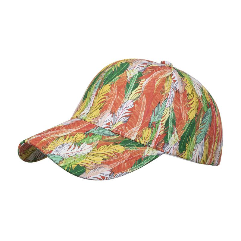 Men Printed Tie-Dye Baseball Cap Women Gradient Graffiti Sunscreen Hat Ponytail Panama Cap Visor Hats Snapback Hat