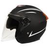Unisex 3/4 Motorcycle Helmet With Dual Lens Anti-Fog Visor Scooter Commuting All ABS