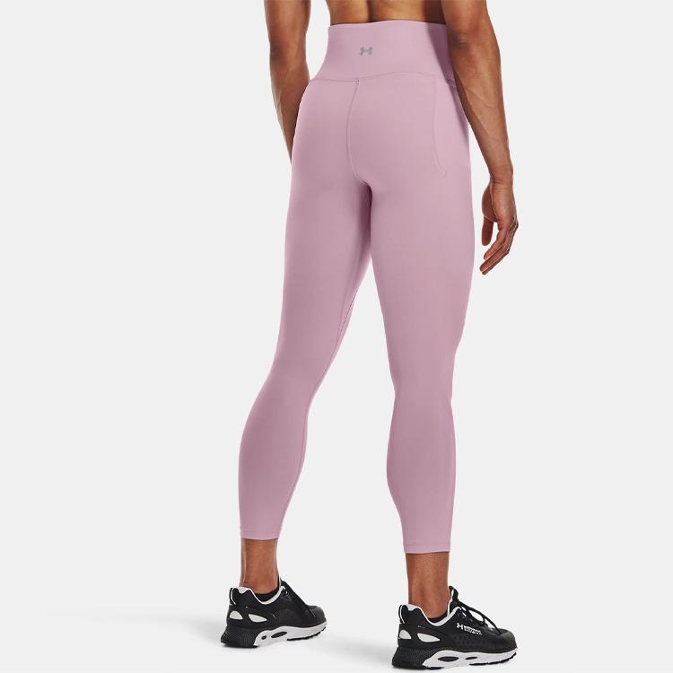Under Armour Meridian Ankle Leggings Women Bottoms Pink 1369004-698