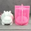 Easter Candle Mold High-Quality Silicone Rabbit Candle Mold Plaster Rabbit Ornament Food-Grade Aromatherapy Candle Mold