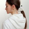 For Basic Silky Scrunchie_White