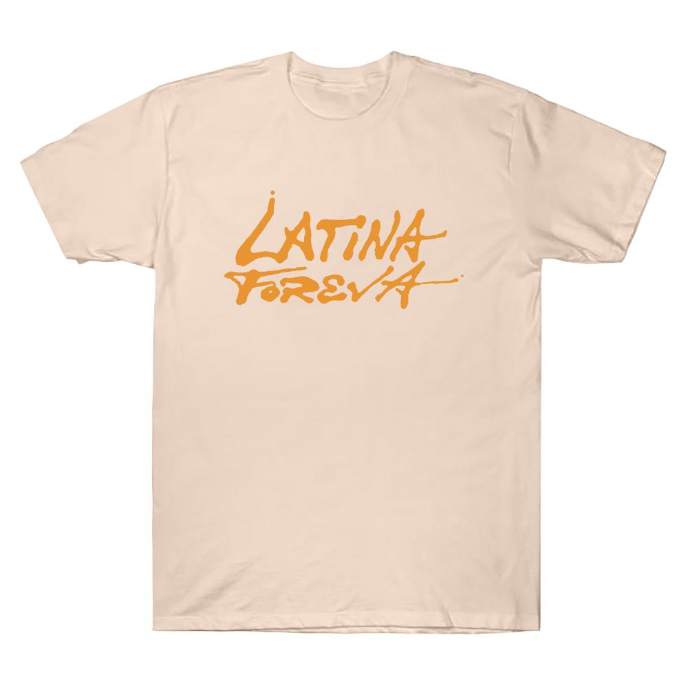 Latina Foreva Tee Karol G Merch T-shirts Casual Women Men Long Sleeve Top O Neck Cotton Clothes High Street Loose Casual T Shirt