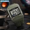 Top Brand New Square Retro Sports Fashion Student Electronic Watch Waterproof Men's Multifunctional Outdoor Luminous Wristwatch