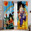 Horkokrevné anime tištěné závěsy do dětského pokoje, ložnice, obývacího pokoje, na koleje, dekorativní závěsy, bytový textil