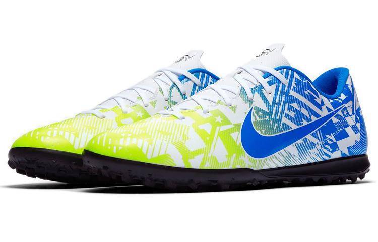 Nike Vapor 13 Club Njr Tf Turf White/Volt/Black/Racer Blue Yellow AT8000-104